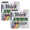 Volvik New Vivid 3-Piece Premium Matte Finish Color Golf Balls 2 Dozen (24 Balls) - Green Color view 1