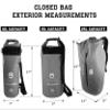 Enthusiast Gear 15L Insulated Floating Cooler Bag, Grey, Nylon view 2