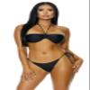 Forplay Women's Standard Bikini Set, Black, L view 1