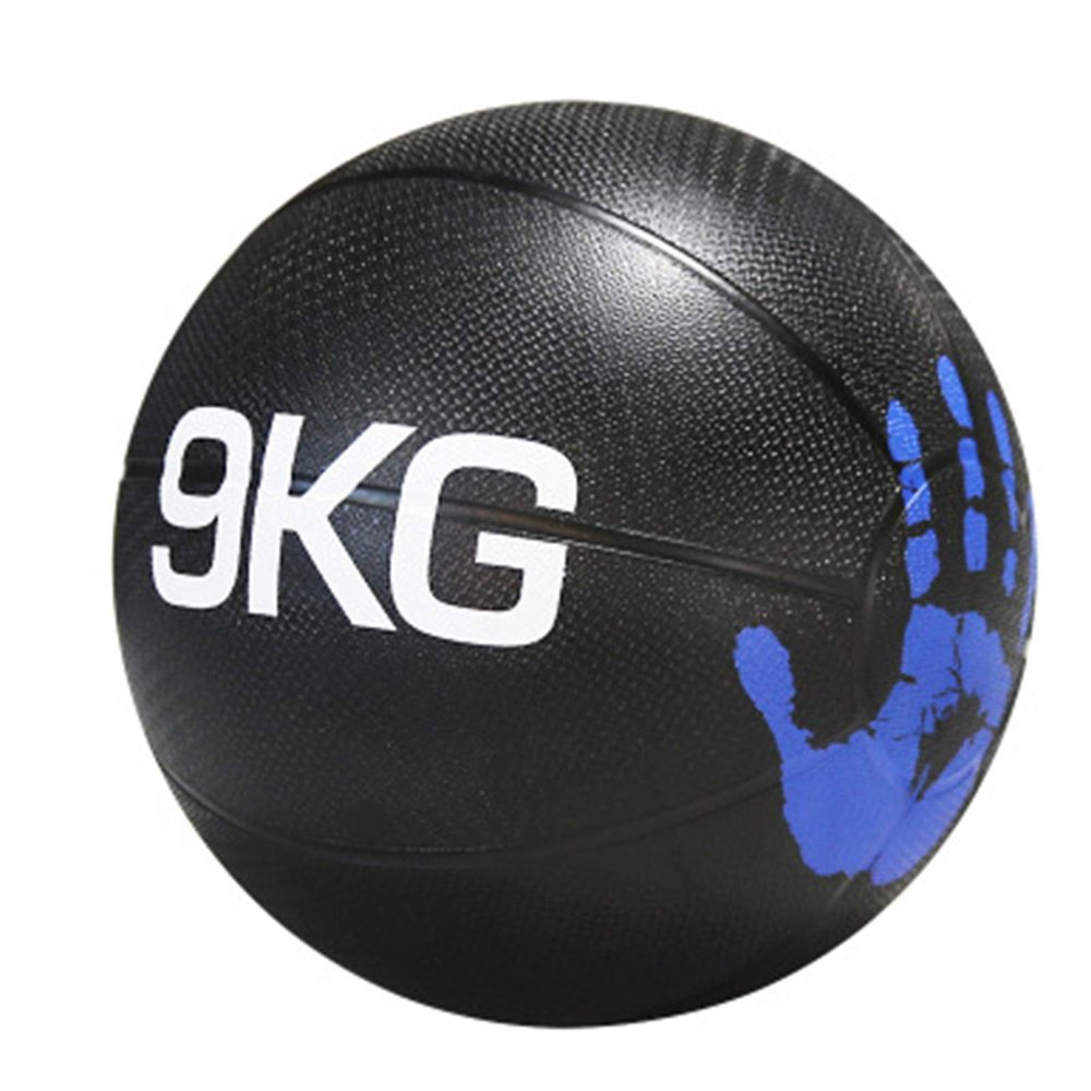 Medicine Balls Adult Fitness Medicine Ball, Boxing Training for Gym, Muscle Training, Balance Training Rubber Elastic Ball, 9kg/19.8lb