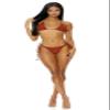 Forplay Women's Standard Bikini Set, Rust, XL view 3