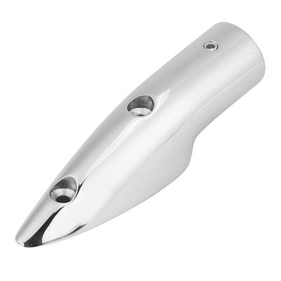 7/8" 51/2 Dee Stainless Steel Marine Boat Hand Rail End Top Mount Hardware Fitting for Replacement Parts, Boat, Yacht Spare Parts