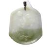 2" China Certified Grade A Nature Jadeite Jade Fortune Rat Hand Carved Necklace Pendant 8501 view 1