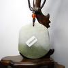 2" China Certified Grade A Nature Jadeite Jade Fortune Rat Hand Carved Necklace Pendant 8501 view 4