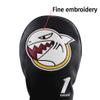 AIMSHARK Mark Golf Head Covers/Driver Cover/Fairway Wood Cover/Utility Cover (Mark F/W Cover Black) view 2
