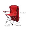 Beach Folding Chair with Shade Canopy and Carry Bag Portable Camping for Outdoor Beach Camping Park Patio Support Beach Fishing with Umbrella and Cup Holder Chair view 2