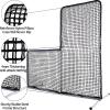 Kaple Baseball L Screen - 7x7FT Portable Pitching Net with Steel Frame & Heavy-Duty Nylon Net for Batting Cage & Field Practice | Ideal for Coaches & Players view 3