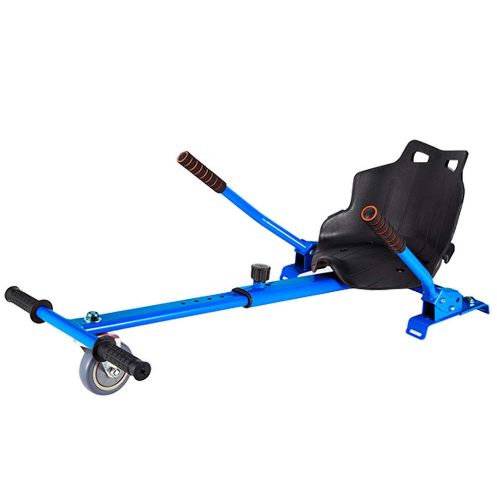 Anbt Hoverkart Seat Attachment Hoverboard Go Kart Adjustable Hoverkart Seat for Electric Self Balancing Scooters Transforms Your Hoverbords Into Go-kart Fits 8.5''/10.5''/13'' Hoverboard (Blue)