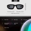 Peciees 4PCS Motorcycle Riding Glasses Bicycle Sunglasses Goggles for Outdoors view 3