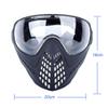 Outdoor Paintball Shooting Face Protection Gear Tactical Fast Helmet Wing Side Rail Mount Mask with PC Goggles - A-TACS FG view 3