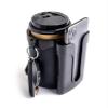 Yoyoapple Bike Cup Holder Handlebar with Cell Phone Keys Holder Bicycle Drink Beer Holder Black view 4