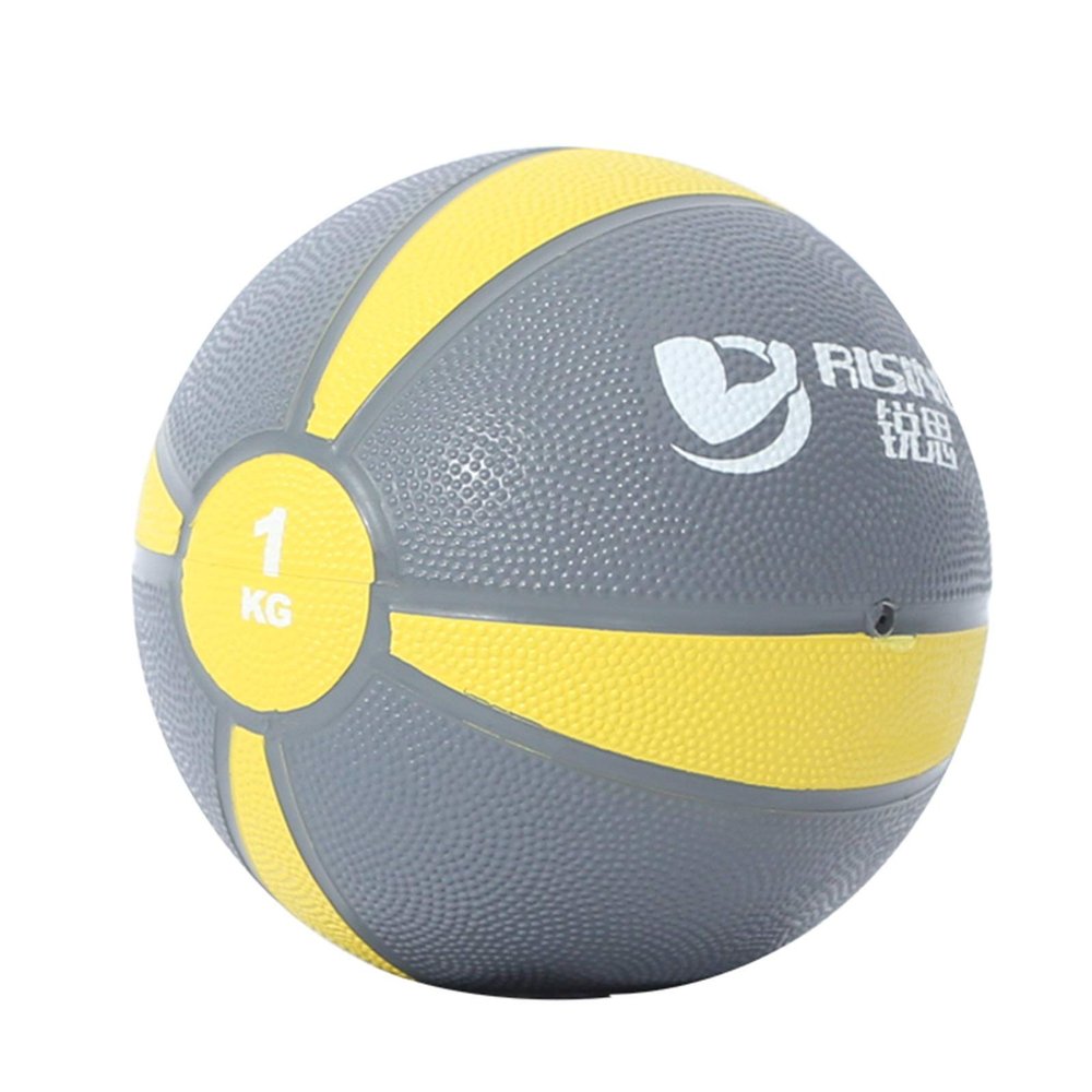 Medicine Balls Rubber Medicine Ball, Aerobic Core Training Elastic Fitness Ball, 1KG/2KG/3KG/4KG/5KG/6KG/7KG/8KG/9KG/10KG (Size : 1kg/2.2lbs)
