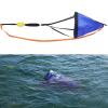 Drift Sock for Fishing Boat, Sea Anchor Drift Control Drogue Bag for Kayak, Canoe, Pontoon & Trolling Boats - Water Brake Parachute view 4