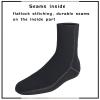 OMGear Water Socks Neoprene Socks Beach Booties Shoes 3mm Glued Blind Stitched Anti-Slip Wetsuit Boots Fin Swim Socks (3mm High Cut/Grey, S(Men 6-7,Women 6-8)) view 4