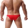 iKingsky Men's Cheeky Underwear Mens Bikini Panties Sexy Branzilian Back Briefs (Medium, Red) view 2
