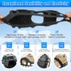 Ice Cleats, Crampons Ice Cleats for Shoes and Boots Men Women Kids,Non Slip 28 Steel Shoe Spikes for Snow and Ice Traction Snow Cleats Grippers for Winter Walking Hiking Fishing view 3
