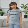 Ebifin Girls Casual Short/Long Sleeve T Shirts Crewneck Tunic Tops Kids Button Striped Tee Blouses Size 4-15 view 2