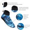 OMGear Water Socks Neoprene Socks Beach Booties Shoes 3mm Glued Blind Stitched Anti-Slip Wetsuit Boots Fin Swim Socks (3mm Low Cut/Sea, M(Men 8-9,Women 9-10)) view 2