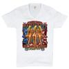 Get Your Kicks on Route 66 V-Neck T-Shirt Sexy Girls in Bikinis Biker Tee White Small view 1
