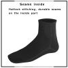 OMGear 3mm Low Cut/Grey Neoprene Socks, Men's & Women's Unisex Adult Beach Water Socks, Reinforced Anti-Slip Sole, Flatlock Stitching, Bare-Feet Feeling, DS-008 view 3