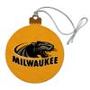 GRAPHICS & MORE University of Wisconsin Milwaukee Official Logo Wood Christmas Tree Holiday Ornament view 1