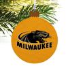 GRAPHICS & MORE University of Wisconsin Milwaukee Official Logo Wood Christmas Tree Holiday Ornament view 4