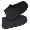 VOSAREA 1pair - Silicone Shoes Cover for Rain and Wear-Resistant Overshoes Unisex Footwear Protector for Outdoor Use Black view 1