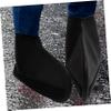 VOSAREA 1pair - Silicone Shoes Cover for Rain and Wear-Resistant Overshoes Unisex Footwear Protector for Outdoor Use Black view 4