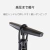 SURFAS FP-200 AF-T1 Bicycle Floor Pump, Gloss Navy Blue, One Size Fits Most, Includes Air Gauge view 3
