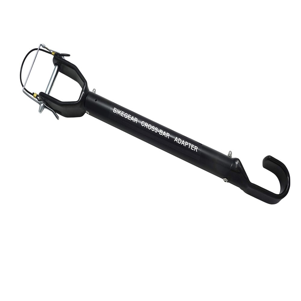 BIKEGEAR Sports Tension Bar Bicycle Cross-Bar Adaptor Top Frame Telescopic Adaptor for Women and Kids Bikes
