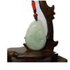 1.8" China Certified Grade A Nature Jadeite Jade Double Lucky Ruyi Hand Carved Necklace Pendant 2080 view 1