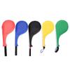 Kicking Pad, High Dense Sponge Double Clapper Taekwondo Kick Pad Striking Pad TKD Kicking Training Paddles with Wrist Strap for Karate Taekwondo Kickboxing Training(Black) view 2