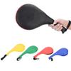 Kicking Pad, High Dense Sponge Double Clapper Taekwondo Kick Pad Striking Pad TKD Kicking Training Paddles with Wrist Strap for Karate Taekwondo Kickboxing Training(Black) view 3