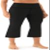 AFITNE Yoga Pants for Women Bootcut Capris with Pockets High Waisted Flare Workout Bootleg Yoga Crop Flared Long Athletic Gym Pants Black - XL view 2