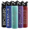 Amazing Items Personalized Water Bottle w/Straw & Lid, 24 oz - Teal | Custom Stainless Steel Sports Water Bottle w/Name and Text - Double-Wall, Vacuum Insulated - Rotating Handle view 1