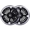Wheelgoo 120mm 80mm Led Light Up Scooter Replacement Wheels - White Flashing- Compatible with Micro Mini, Maxi Deluxe, Globber 3-Wheeled Kid Kick Scooter, Set of 4 (Black) view 2