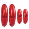 Wheelgoo 120mm 80mm Led Light Up Scooter Replacement Wheels - White Flashing- Compatible with Micro Mini, Maxi Deluxe, Globber 3-Wheeled Kid Kick Scooter, Set of 4 (Red) view 4