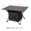 GMIFUN Lightweight Foldable Camping Table Beach folding Table with Storage Bag,Easy to Carry & Install,Perfect for Outdoor,Picnic,Cooking, Hiking, Travel(Small,Medium,Large) view 2
