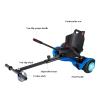 Anbt Hoverkart Seat Attachment Hoverboard Go Kart Adjustable Hoverkart Seat for Electric Self Balancing Scooters Transforms Your Hoverbords Into Go-kart Fits 8.5''/10.5''/13'' Hoverboard (White) view 2
