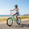 JOYSTAR 20 Inch Kids Bike with Training Wheels, Banana Seat Bicycle for Girls Ages 7-10 Years Old, Kids' Lowrider Bicycle with Front Handbrake and Coaster Brakes, High Rise Handlebar Green view 4