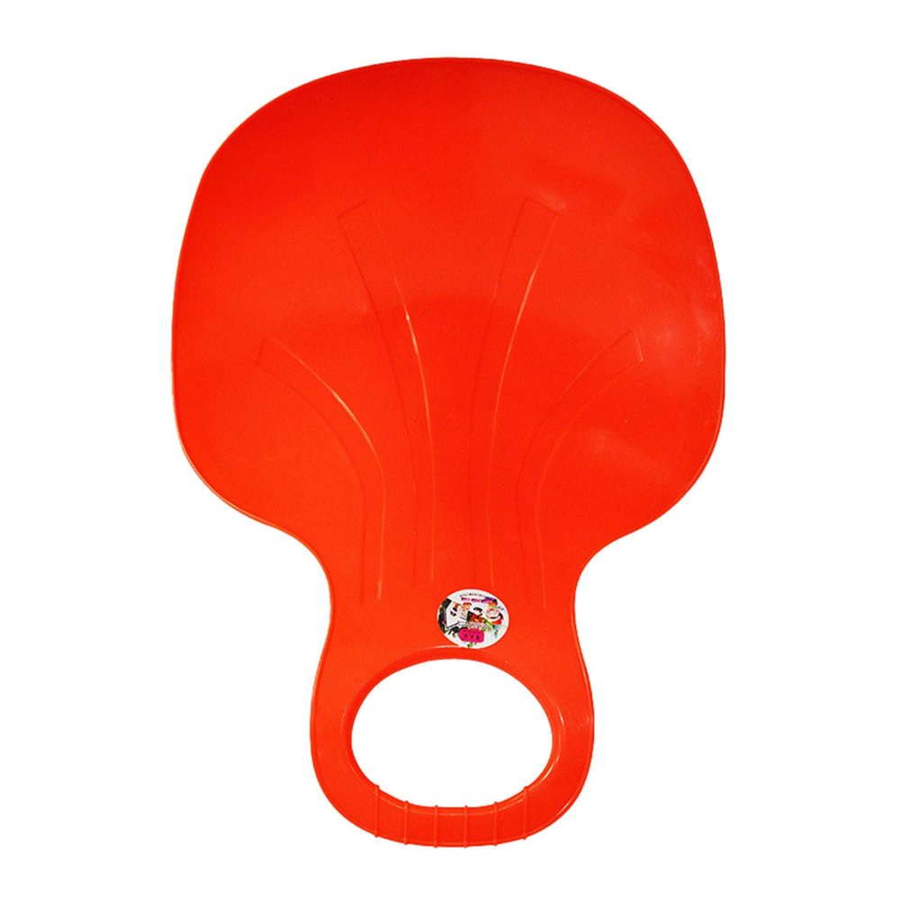 Owill Snow Sled for Kids and Adults, Outdoor Winter Plastic Snow Sleds Skiing Boards Snow Grass Sand Board Ski Pad Snowboard Sled Luge for Kids (Watermelon Red)