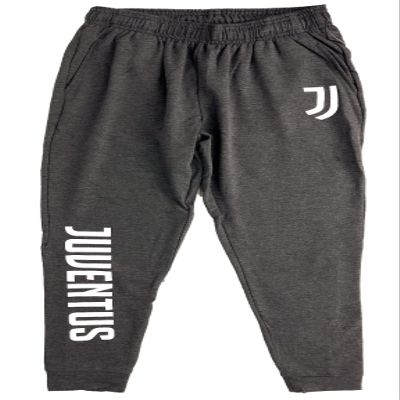 Icon Sports Compatible with Juventus Men's Soccer Jogger Sweatpants with Pockets (Medium) Gray