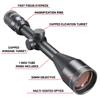 TASCO World Class 3-9X50 30/30 Duplex W/Rings RIFLESCOPE view 4