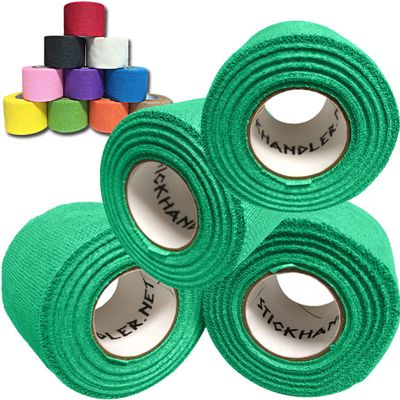 STICK HANDLER Professional Hockey Grip Tape Pro Pack (Dark Green|Four Pack)