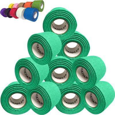STICK HANDLER Professional Hockey Grip Tape Pro Pack (Dark Green|Ten Pack)