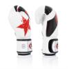 Fairtex BGV1 Muay Thai Boxing Training Sparring Gloves for Men, Women, Kids| Premium Quality, Light Weight & Shock Absorbent 12 oz Boxing Gloves -Nation White view 4