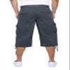 X RAY Men's Belted Long Cargo Shorts for Men, Below Knee Length Mens Cargo Shorts, 3/4 Pants (Big and Tall Shorts for Men) Charcoal 28 view 2