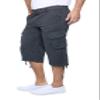 X RAY Men's Belted Long Cargo Shorts for Men, Below Knee Length Mens Cargo Shorts, 3/4 Pants (Big and Tall Shorts for Men) Charcoal 28 view 4