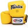 Fairtex BGV1 Muay Thai Boxing Training Sparring Gloves for Men, Women, Kids| Premium Quality, Light Weight & Shock Absorbent 8 oz Boxing Gloves -Yellow view 1