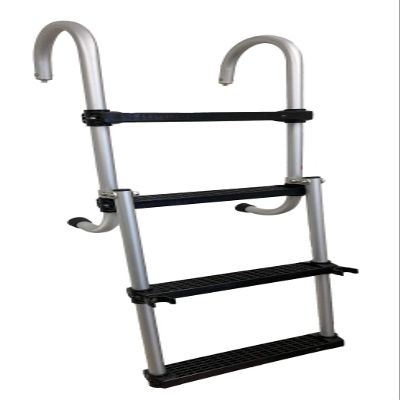 classAcustoms B4 Marine Pontoon Boat 4 Step Folding Boarding Ladder Speed Boat Fish and Ski